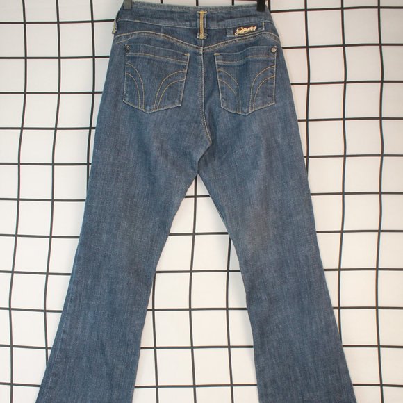 Vintage Serfontaine Bootcut Midrise Womens Jeans sz 28 Distressed - Picture 4 of 7